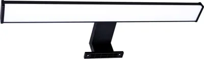 Obrázok produktu pre Kúpeľňové nástenné svietidlo nad zrkadlo LED 8W neutrálnej farby čierne podlhovasté 40 cm IP44 ELBA Polux