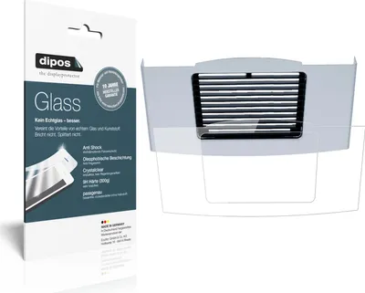 Produktbild von 1x Schutzfolie für Jura F Series F85 Tropfblech - Anti-Shock 9H Folie dipos Glass Kunststoffglas
