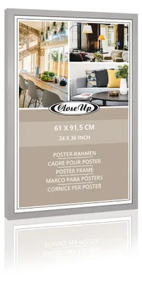 Produktbild von Posterrahmen 61 x 91,5cm Holzdekor silber