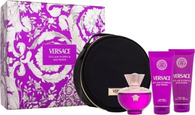 Obrázek produktu pro Versace Dylan Purple Pour Femme Dárková sada Edp sprej 100 ml / tělové mléko 100 ml / sprchový gel 100 ml / sáček 300 ml