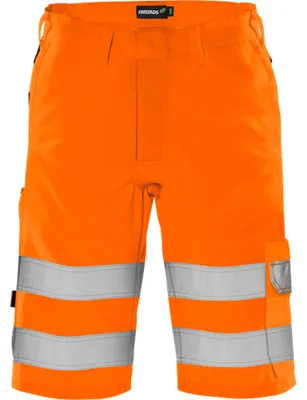Produktbild von Fristads High Vis Green Shorts Kl. 2 2650 GPLU Warnschutz-Orange 46