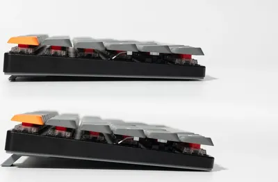 Image de Keychron K17 Max QMK Wireless Clavier mécanique sans fil, QWERTY US, LED, Hot-Swap, Low Profile, Gateron Mechanical Brown K17M-A3
