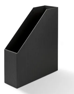 Produktbild von Rössler SOHO Stehsammler A4 mit Griff | Stehsammler Pappe aus stabilem Karton | Büro Organizer | Schreibtisch Organizer | Zeitschriftenhalter | 315 x