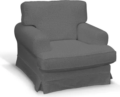 Productafbeelding van Dekoria bekleding voor de Ekeskog fauteuil, donkergrijs, bekleding voor de Ekeskog fauteuil
