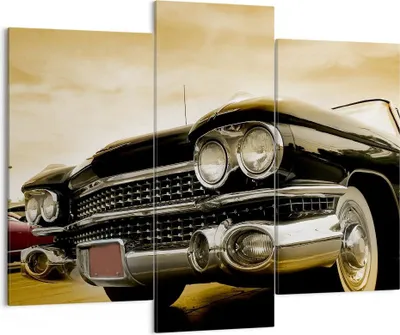 Produktbild von Bild auf Leinwand - Leinwandbild - Auto Chrom Rad - 130x100cm - Wand Bild - Wanddeko - Wandbilder - Leinwanddruck - Bilder - Kunstdruck - Wanddekoration - Leinwand bilder - Wandkunst - CB130x100-0160