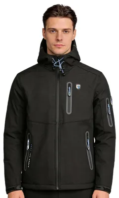 Produktbild von Geographical Norway WY9224H/GN-Black Herren-Softshelljacke in Schwarz