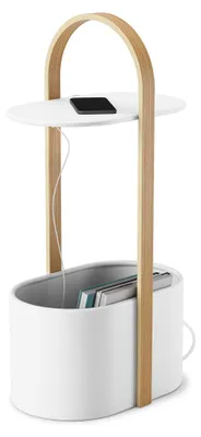 Produktbild von Umbra Bellwood, Beistelltisch, Ovale Form, Weiß
