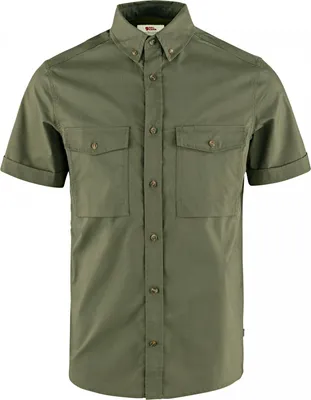 Produktbild von Fjällräven Övik Air Stretch SS Shirt M Herren (Laurel Green) Größe L