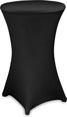 Produktbild von Stehtischhusse Stretch 2x Schwarz 70cm