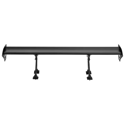 Image de SucceBuy 43,3 pouces GT Wing Autospoiler, aileron arrière universel réglable à un étage, aluminium léger pour Racing BGW/JDM Drift, noir