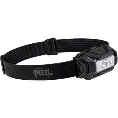 Produktbild von Petzl Aria 1 RGB, Stirnband-Taschenlampe, Schwarz, Duraluminium, Tasten, 2 m, IP67