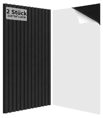 Obrázok produktu pre Akustické panely 116x58x1,8cm - 2 kusy - Zvukovoizolačné steny