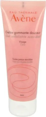 A pink tube of Avène skincare product.