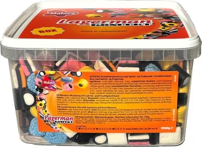 Produktbild von Malaco Lagerman 2kg - Lakriz-Konfekt