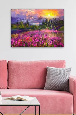 Obrázok produktu pre Wallity, 1041139540-5070, obrazy na plátne, viacfarebné, drevo, 50 x 70 cm