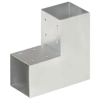 Produktbild von vidaXL Pfostenverbinder 4 Stk. L-Form Verzinktes Metall 91 x 91 mm