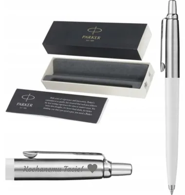 Produktbild von Parker Jotter Kugelschreiber mit Gravur Schwarzer Tintenroller