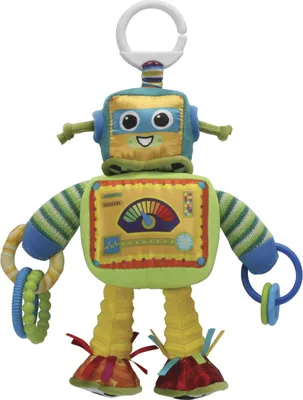Produktbild von Lamaze Rusty der Roboter Clip auf sensorischen Spielzeug