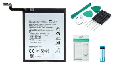 Produktbild von Huawei Ersatzakku 2620 mAh HB436178EBW für Mate S Reparaturset mit Werkzeug