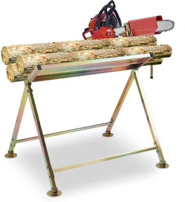 Immagine prodotto di Supporto per motosega, portata massima 150 kg. Telaio per motosega, senza motosega inclusa