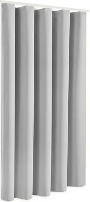 Produktbild von Verdunkelungsschal Sopran Universalband silber / hellgrau BxH 140x245cm