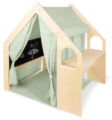 Image de Pinolino Kinderträume Thilda, Floor house, 3 ans, Green, Wood, productTiles.product.images.aiGenerated