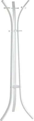 Produktbild von HAKU Garderobenständer weiß - Metall, B/H/T: 45x177x45 cm