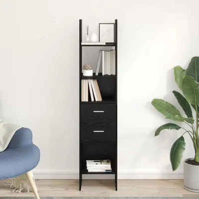Image de Maison Exclusive - Étagère de bibliothèque, 2 niveaux, 40 x 35 x 180 cm, en panneaux de bois