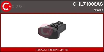 Produktbild von CASCO Warnblinkschalter CHL71006AS für RENAULT CLIO Grandtour (KR0/1)