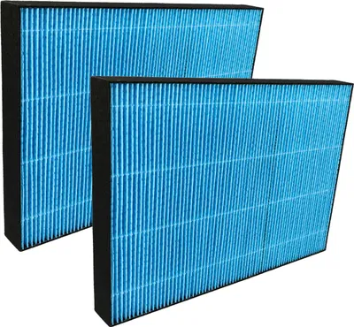 Produktbild von vhbw 2x Luftilter Ersatz für Ideal 8736002 für Luftreiniger, Luftbefeuchter - Kombifilter HEPA + Aktivkohle