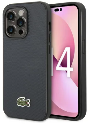 Zdjęcie produktu dla Etui Lacoste Iconic Petit Pique do iPhone 14 Pro Max granatowy