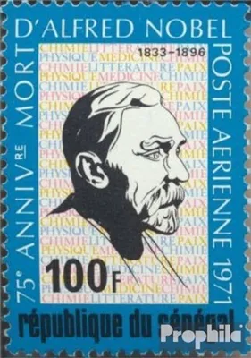 Produktbild von Briefmarken Senegal 1971 Mi 469 (kompl.Ausg.) postfrisch Alfred Nobel