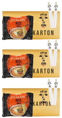 Produktbild von Ajinomoto Oyakata Miso Ramen Nudeln 66x89g