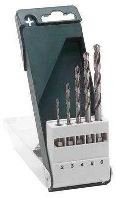 Produktbild von Bosch 2 609 255 127, Bohrer, Bohrerbit-Set, Eisenhaltiges Metall, Hartplastik, Blech, 6,35 mm, Hochgeschwindigkeitsstahl (HSS), Sechskantschaft