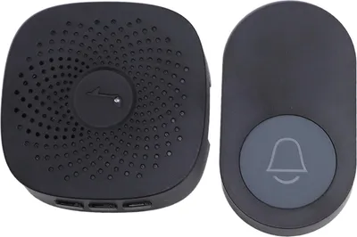 Obrázok produktu pre Bezdrôtový zvonček s indikáciou dažďa Presnosť 38 melódií Prenosný zvonček USB pre domácnosť