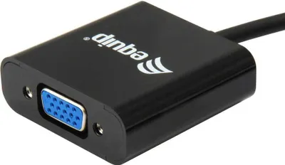 Image de Equip 133432 câble vidéo et adaptateur 0,17 m Mini DisplayPort VGA Noir