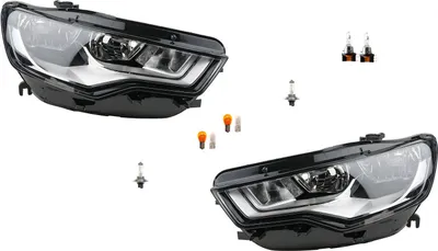 Produktbild von Scheinwerfer passend für Audi A6 4G 11-14 H15 Leuchtmittel Set L R 4G0941003 4G0941003M 4G0941004 4G0941004M Johns