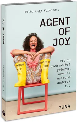Produktbild von Journal Agent of Joy von Milka Loff Fernandes mit Reflexionsfragen für mehr Freude im Alltag