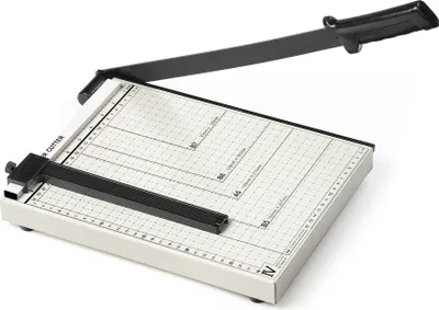 Produktbild von SEVICO Hebelschneider Papierschneider A4 A5 Schneidemaschine Guillotine Foto Metall F249