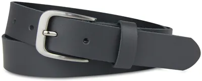 Produktbild von Ledergürtel GERMANY, 3 cm breit, Gürtel für Damen und Herren, Dunkelgrau, Größe: 105