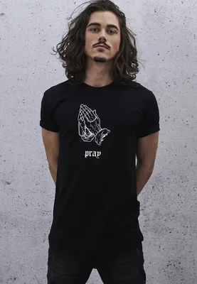 Obrázek produktu pro Pánské tričko Mr. Tee Dark Pray Tee black - S