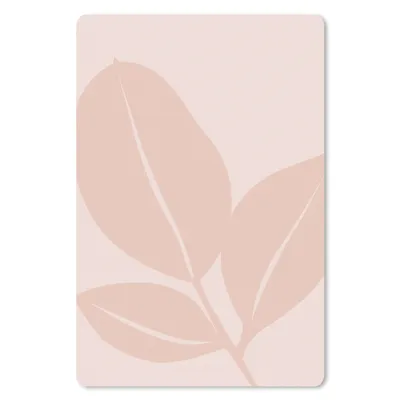 Produktbild von MuchoWow® Mauspad Mousepad Sommer - Blätter - Rosa 40x60 cm - Mousepads - Maus Mat - Pad - Mausunterlage - Schreibtisch Accesoire