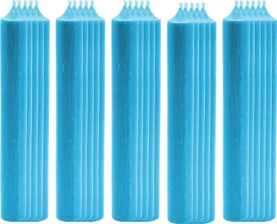 Produktbild von 25x Stabkerze Tischkerze Hellblau Wachskerze Durchgefärbt Tropffrei Kerze 180 x 22mm Set