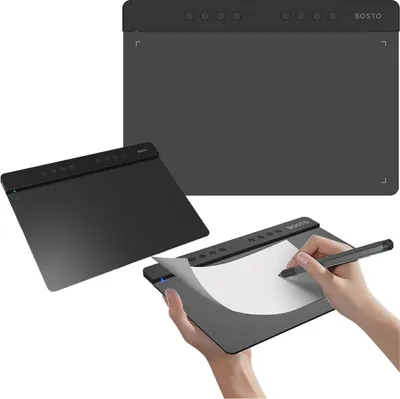 Zdjęcie produktu dla Tablet graficzny piórkowy BOSTO T1060K 5080 LPI PROFESJONALNY dla grafika
