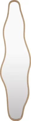 Produktbild von Housecraft Living Zem Spiegel/ Wandspiegel Organische Form 150x40 cm Bambusholz