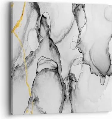 Produktbild von Bild auf Leinwand - Leinwandbild - Einteilig - Stein Abstraktion Kontrast - 40x40cm - Wand Bild - Wanddeko - Wandbilder - Leinwanddruck - Bilder - Wanddekoration - Leinwand bilder - AC40x40-4761