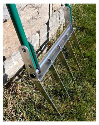 Produktbild von Grabegabel Spatengabel Forke – geeignet zum Tiefenlockern und Aerifizieren – Arbeitsbreite 50 cm – Zinkenlänge 30 cm