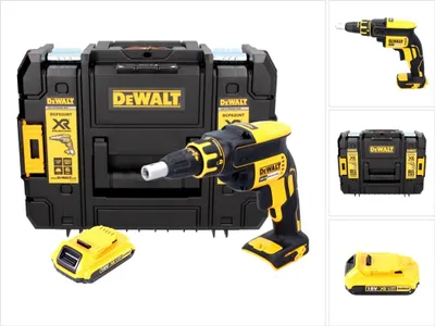 Immagine prodotto di DeWalt DCF 620 18 V Trapano avvitatore per cartongesso in valigetta TSTAK II + 1x Batteria 2,0 Ah - senza caricatore