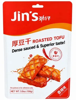 Produktbild von Jinzai Roasted Tofu Spicy 108g