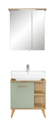 Produktbild von Badmöbel-Set Quickset 963, Pelipal, Waschbeckenunterschrank, Spiegelschrank